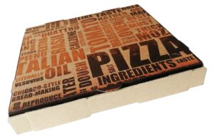 Virgin paper generic pizza boxes