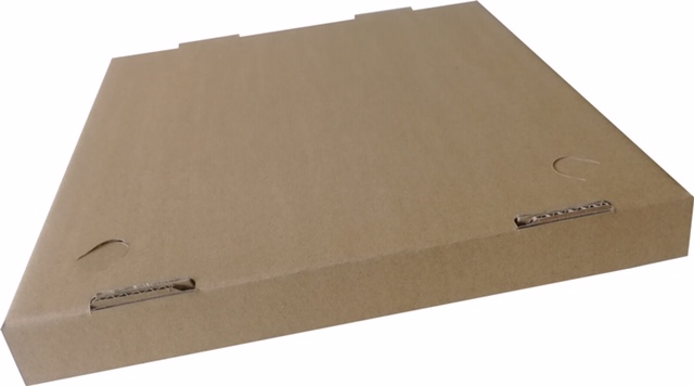 12 Length x 12 Width x 2 Depth Corrugated White B-Flute Pizza Box Fresh Pizza Design by Bits N Things 10 Pieces 